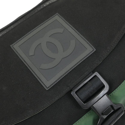 Chanel 2003-2004 Black Nylon Sport Line Shoulder Bag