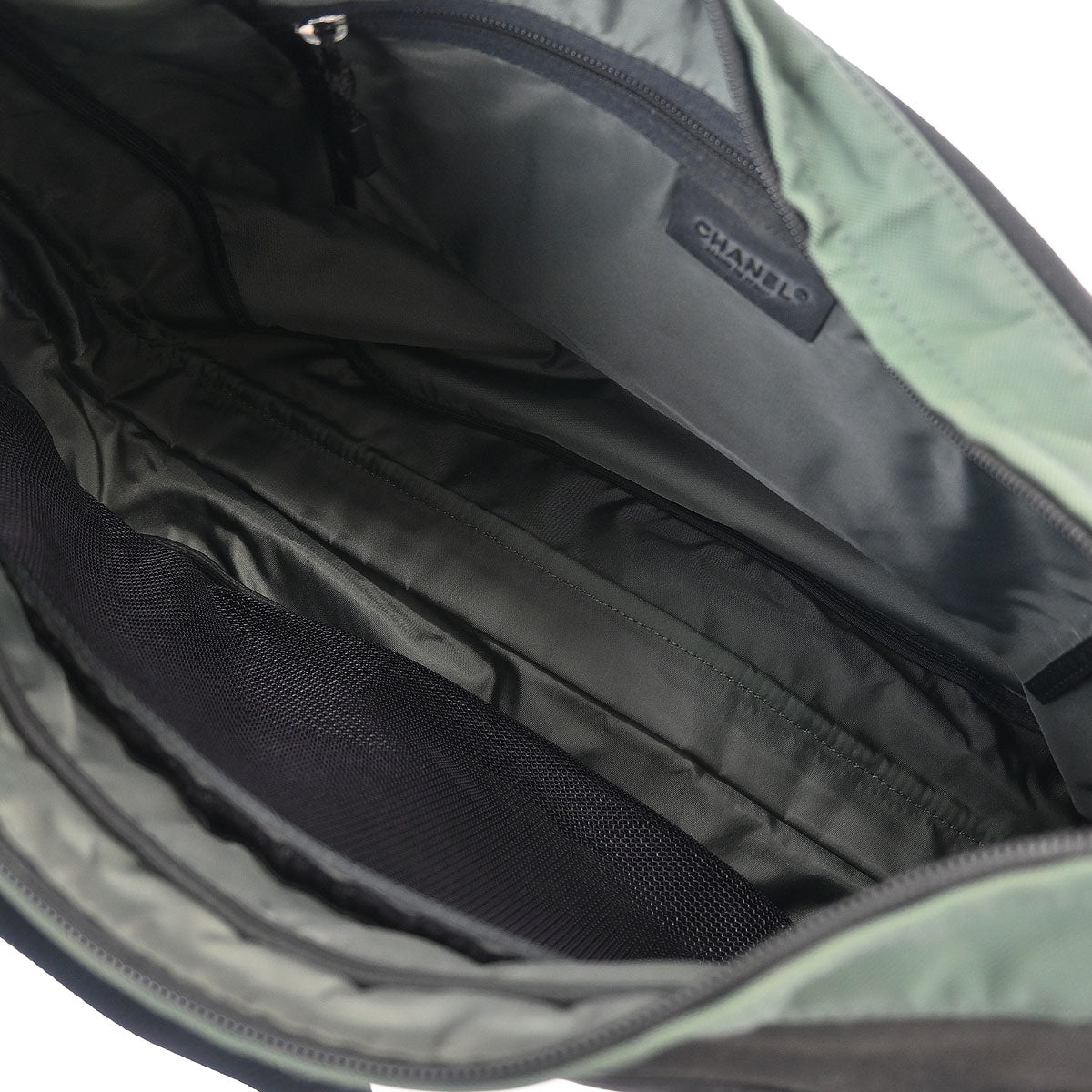 Chanel 2003-2004 Black Nylon Sport Line Shoulder Bag