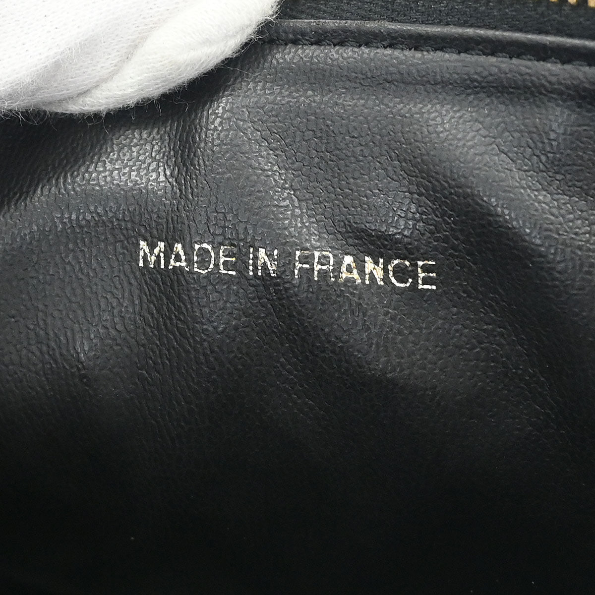Chanel 1997-1999 Black Caviar Timeless Vanity Handbag