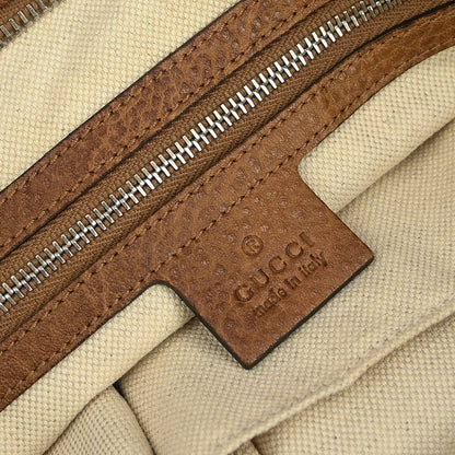 Gucci Beige Canvas GG Tote 2way Handbag