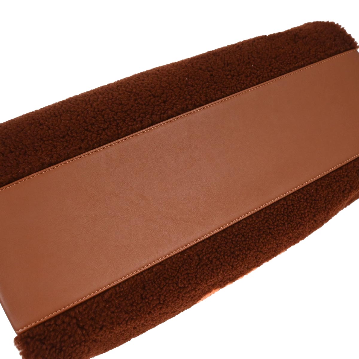 Chanel 2018-2019 Brown Lambskin Shearling Large Deauville Tote Bag