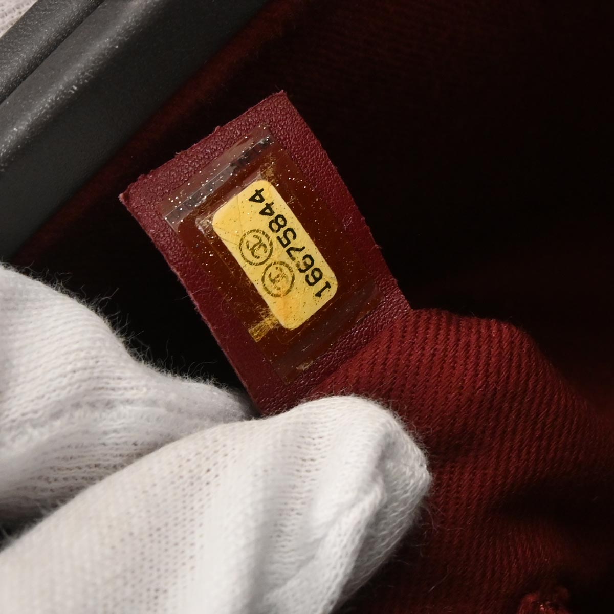 Chanel 2012 Gray Calfskin Large Mademoiselle Bowling Bag