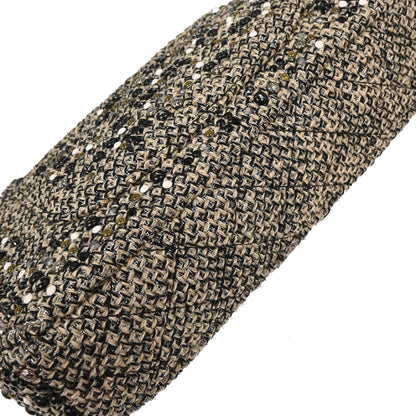 Chanel 2012-2013 Black Tweed Beaded Shoulder Bag