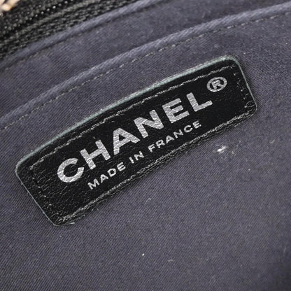 Chanel 2012-2013 Black Tweed Beaded Shoulder Bag