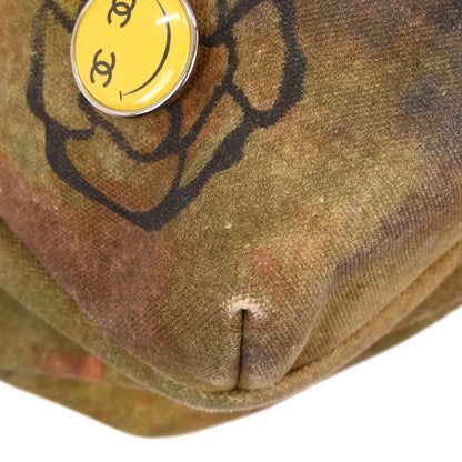 Chanel 2014-2015 Khaki On The Pavements Graffiti Messenger Bag