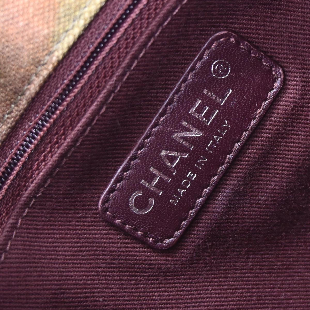 Chanel 2014-2015 Khaki On The Pavements Graffiti Messenger Bag