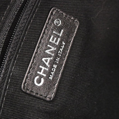 Chanel 2019 Navy Caviar Coco Eyelets Large Shopping Tote Bag