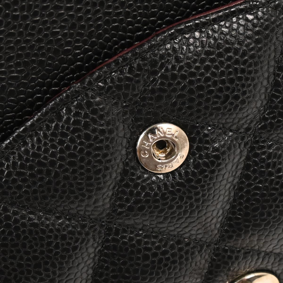 Chanel 2011 Black Caviar Jumbo Classic Double Flap Shoulder Bag