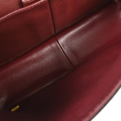 Chanel 2014 Black Caviar Jumbo Classic Double Flap Shoulder Bag