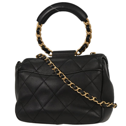 Chanel 2019 Black Lambskin In The Loop Flap Bag