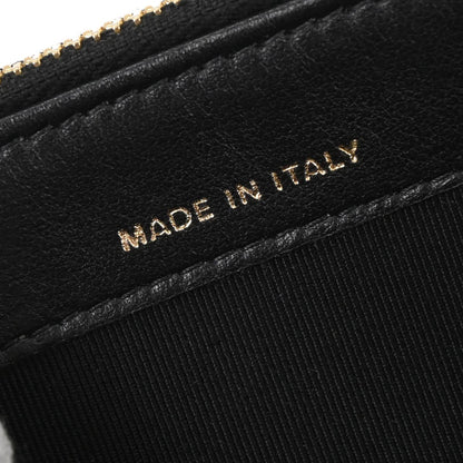 Chanel 2018-2019 Black Lambskin Studded WOC Wallet on Chain Shoulder Bag