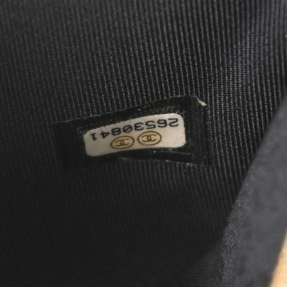 Chanel 2018-2019 Black Lambskin Studded WOC Wallet on Chain Shoulder Bag