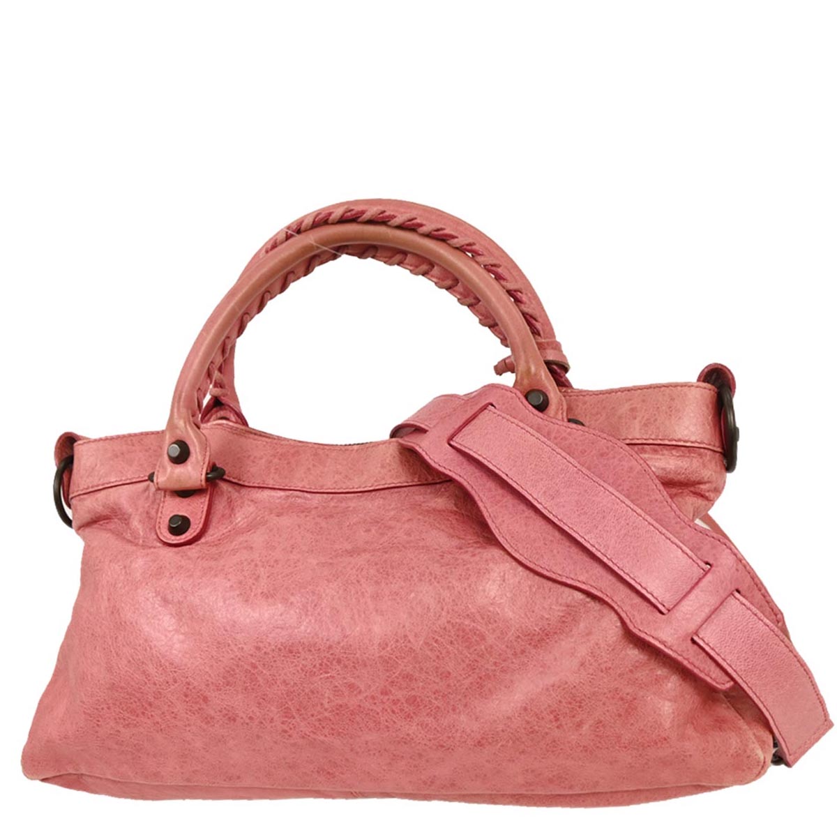 Balenciaga Pink The First 2way Shoulder Handbag
