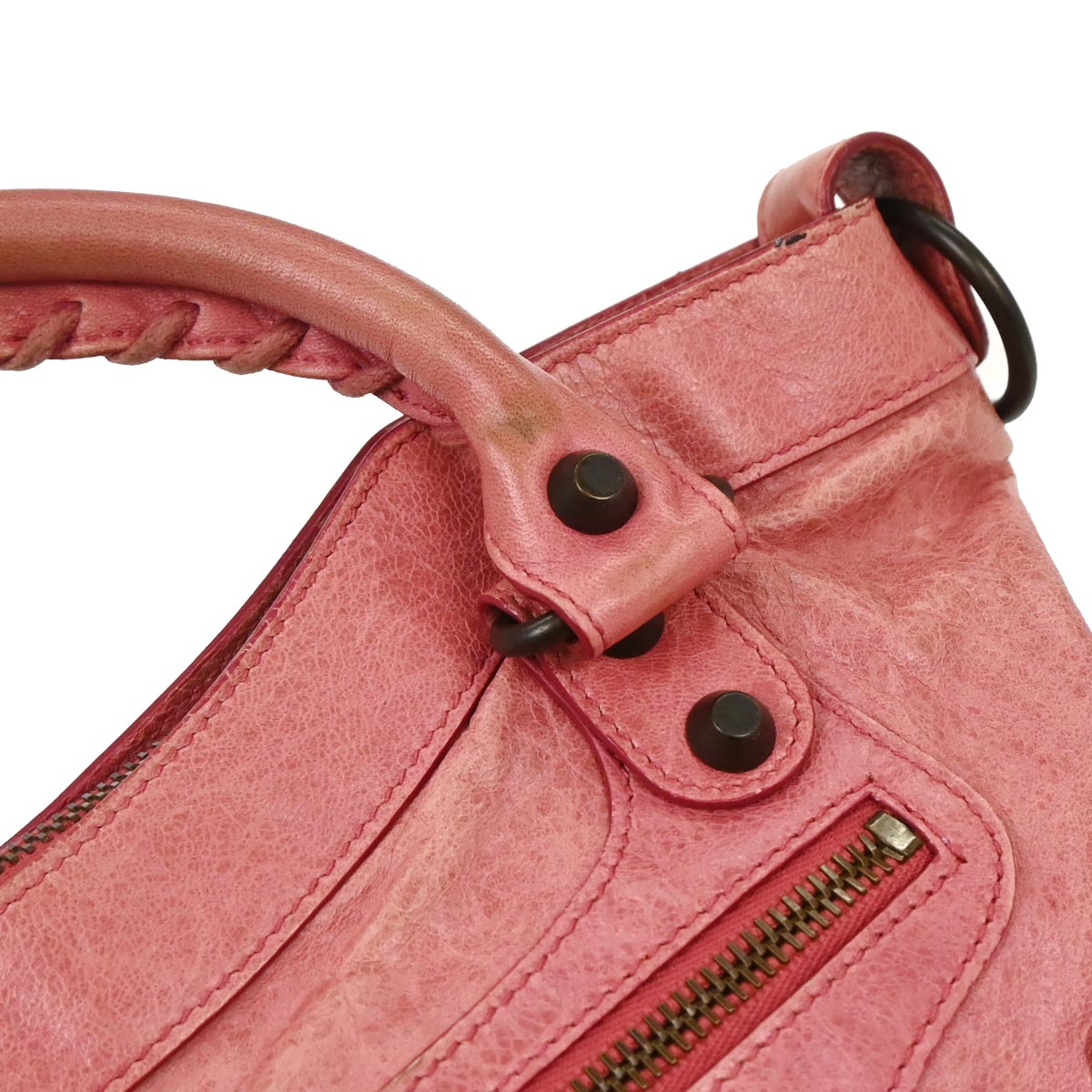 Balenciaga Pink The First 2way Shoulder Handbag