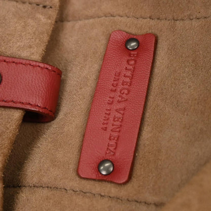 Bottega Veneta Bordeaux Lambskin Intrecciato Backpack