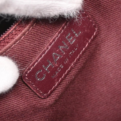 Chanel 2014-2015 Khaki Canvas Graffiti On The Pavements Shoulder Bag