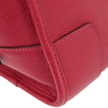 Loewe Red Leather Amazona 28 Handbag
