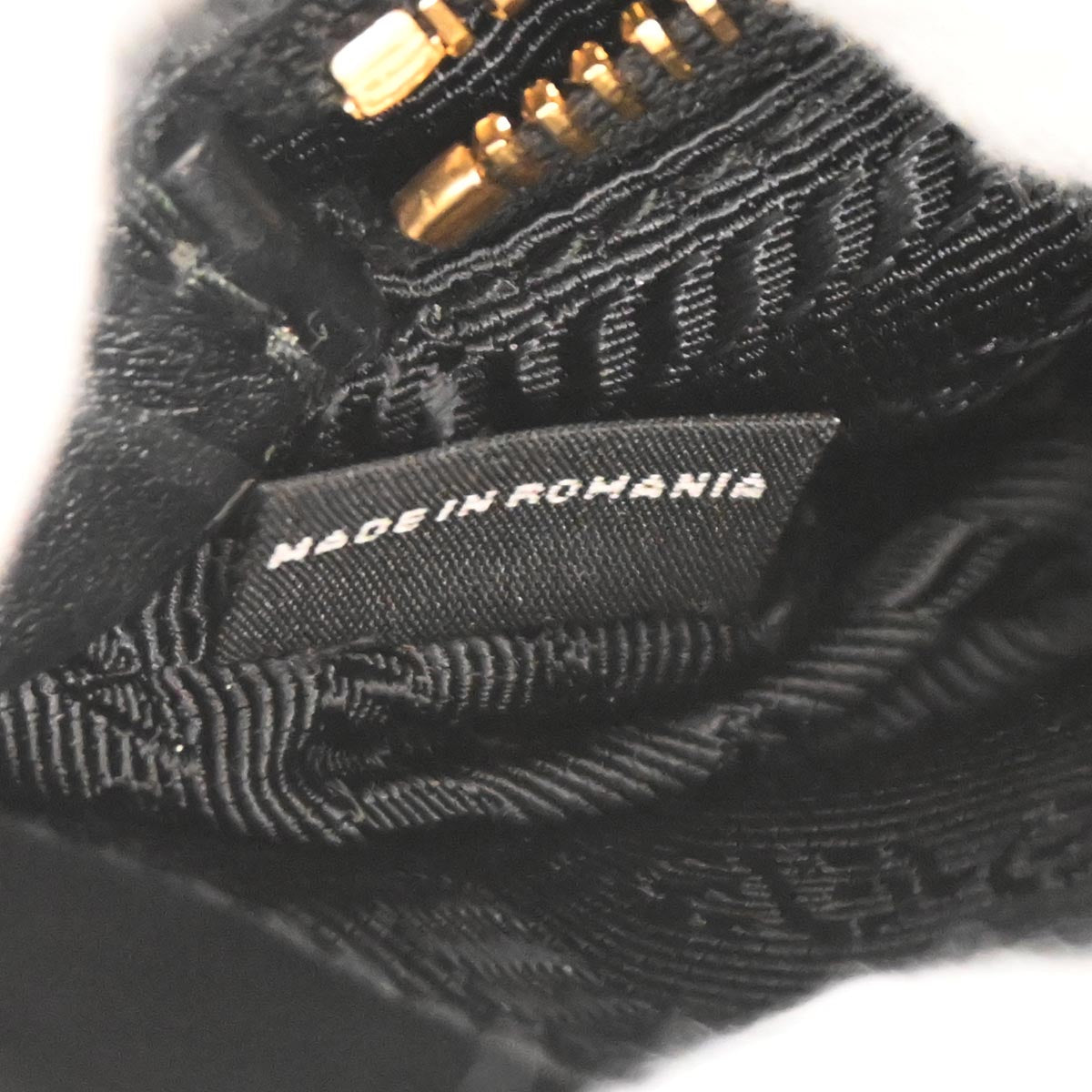 Prada Black Leather Chain Shoulder Bag