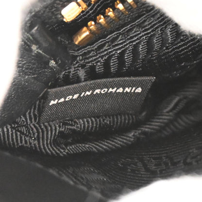 Prada Black Leather Chain Shoulder Bag