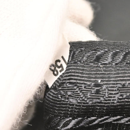 Prada Black Leather Chain Shoulder Bag