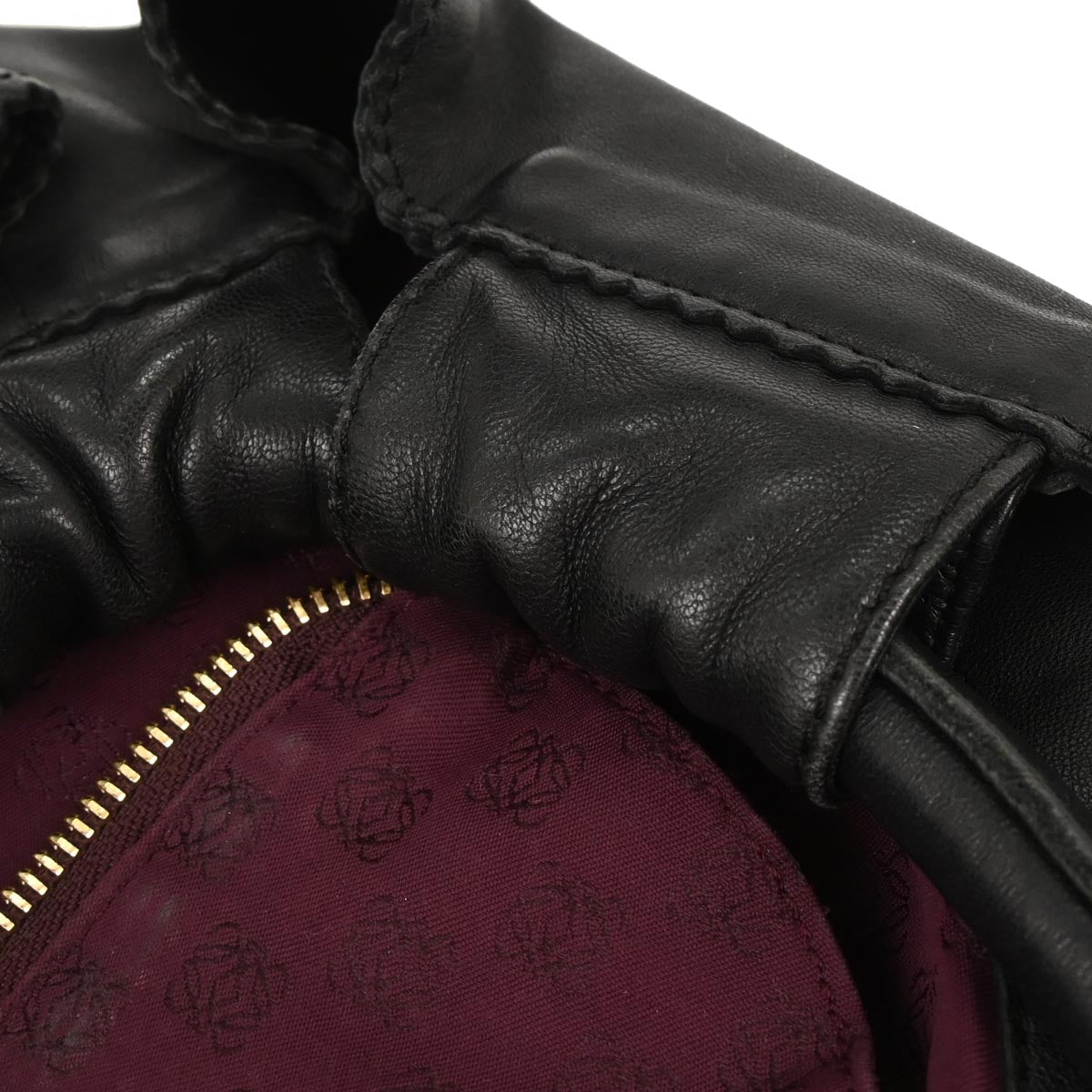 Loewe Black Lambskin Nappa Aire Handbag