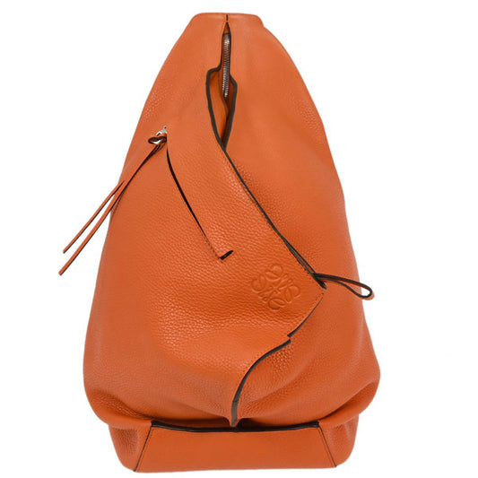 Loewe Orange Leather Anton Sling Body Bag Shoulder Bag