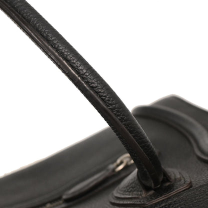 Celine Black Luggage Micro Tote Handbag