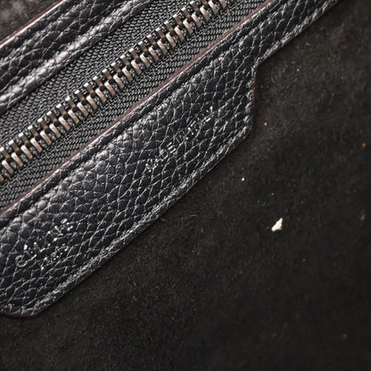 Celine Black Luggage Micro Tote Handbag