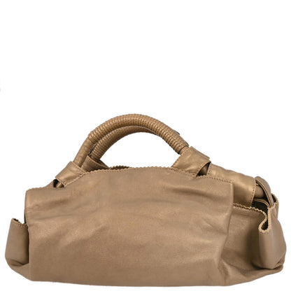 Loewe Gold Lambskin Nappa Aire Handbag