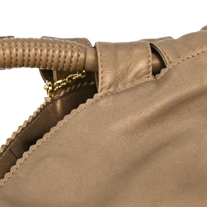 Loewe Gold Lambskin Nappa Aire Handbag