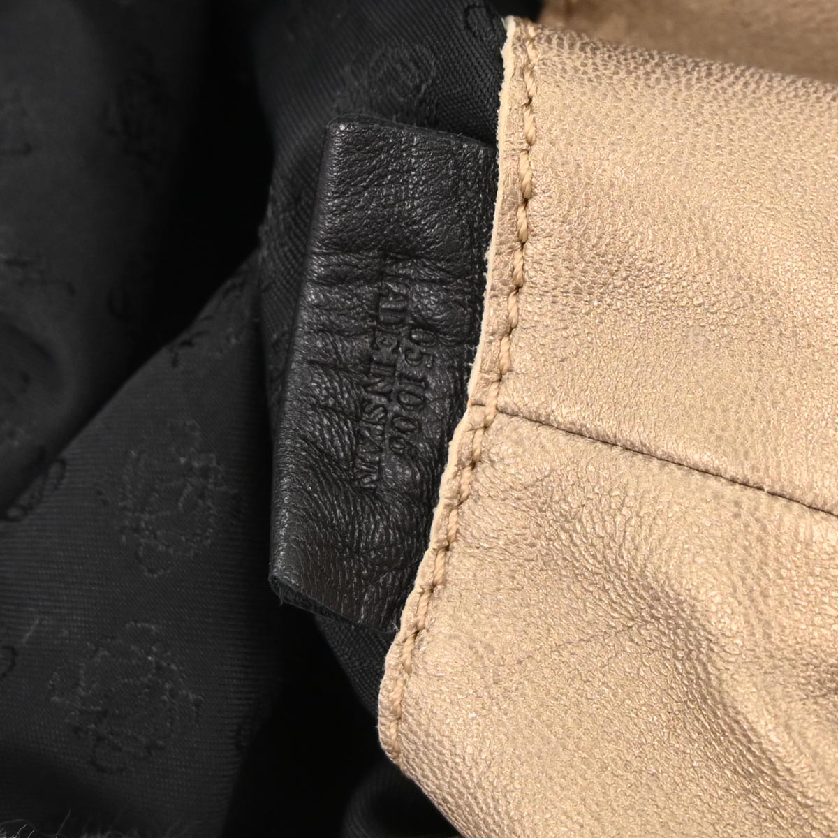 Loewe Gold Lambskin Nappa Aire Handbag