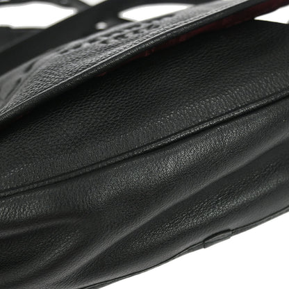 Loewe Black Leather Heritage Shoulder Bag