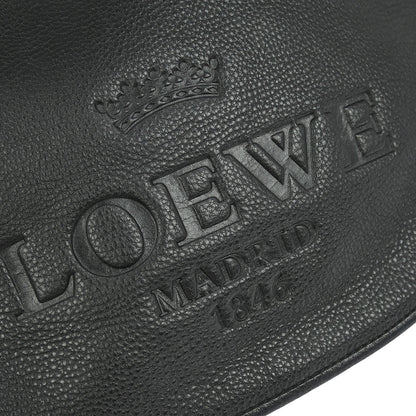 Loewe Black Leather Heritage Shoulder Bag