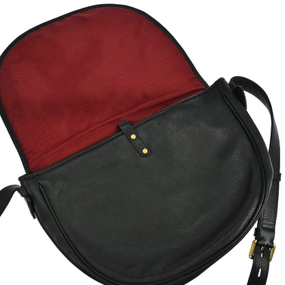 Loewe Black Leather Heritage Shoulder Bag