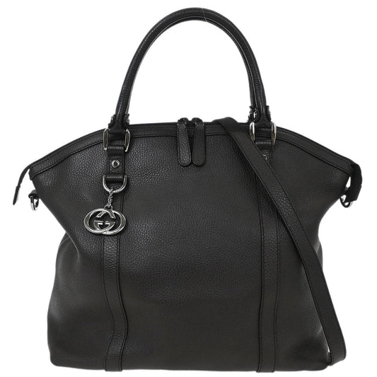 Gucci Black Leather Handbag