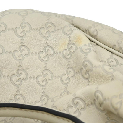 Gucci Ivory Guccissima Leather Tote Handbag