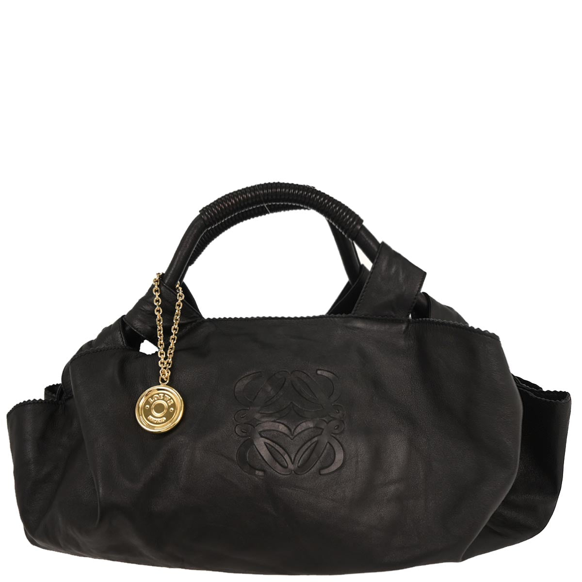 Loewe Black Lambskin Nappa Aire Handbag