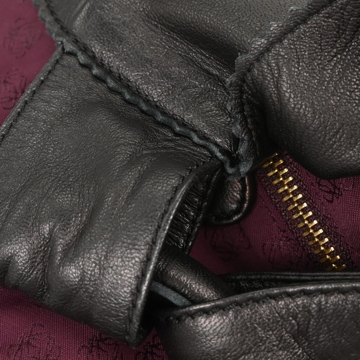 Loewe Black Lambskin Nappa Aire Handbag