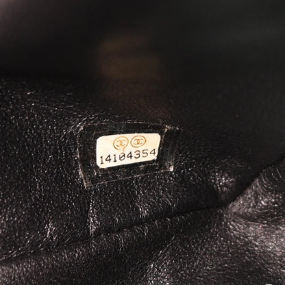 Chanel 2010-2011 Black Caviar Maxi Single Flap Shoulder Bag