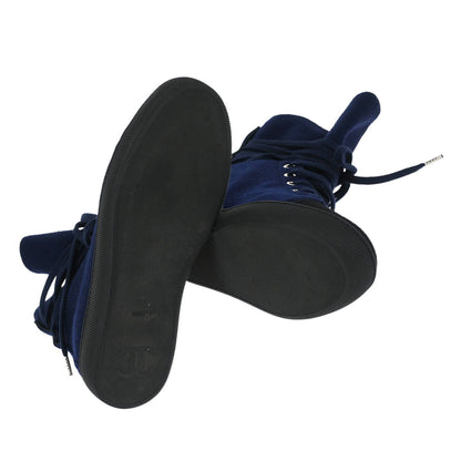 Chanel * Navy Sneakers Shoes #36