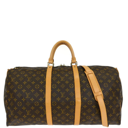 Louis Vuitton Monogram Keepall Bandouliere 55 Duffle Bag M41414