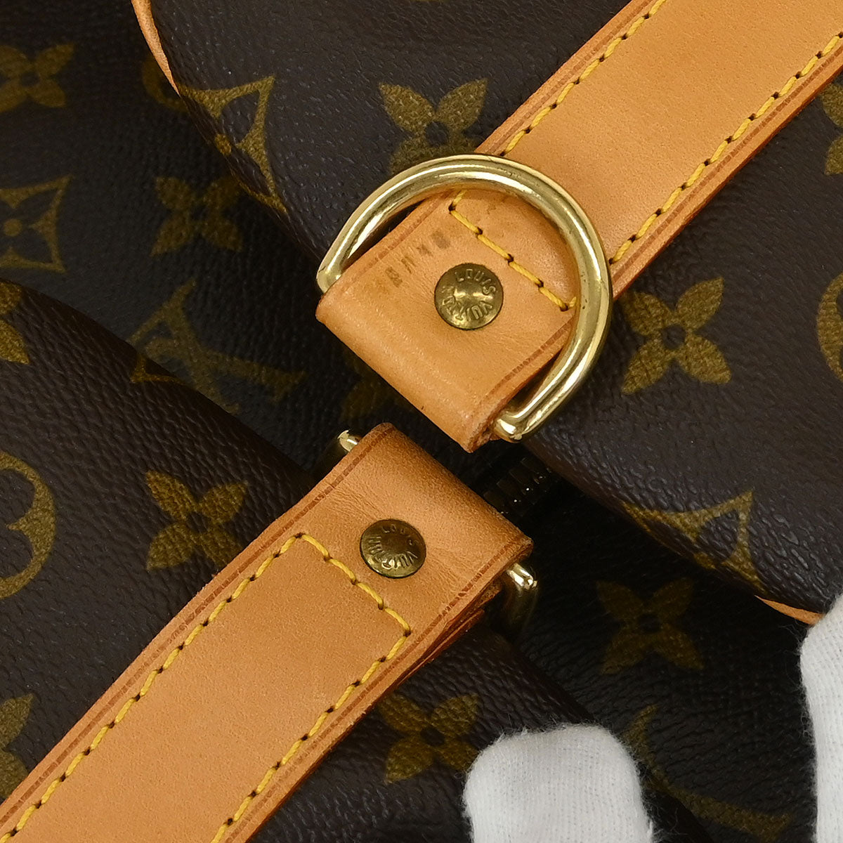 Louis Vuitton Monogram Keepall Bandouliere 55 Duffle Bag M41414