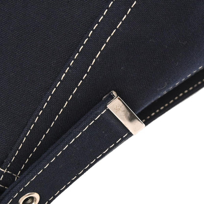 Fendi Navy Canvas Mamma Baguette Handbag