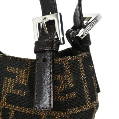 Fendi Brown Canvas Zucca Tote Handbag