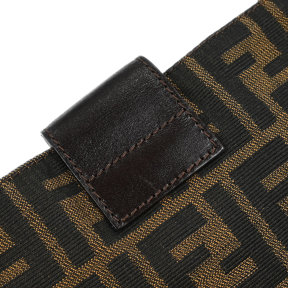 Fendi Brown Canvas Zucca Tote Handbag