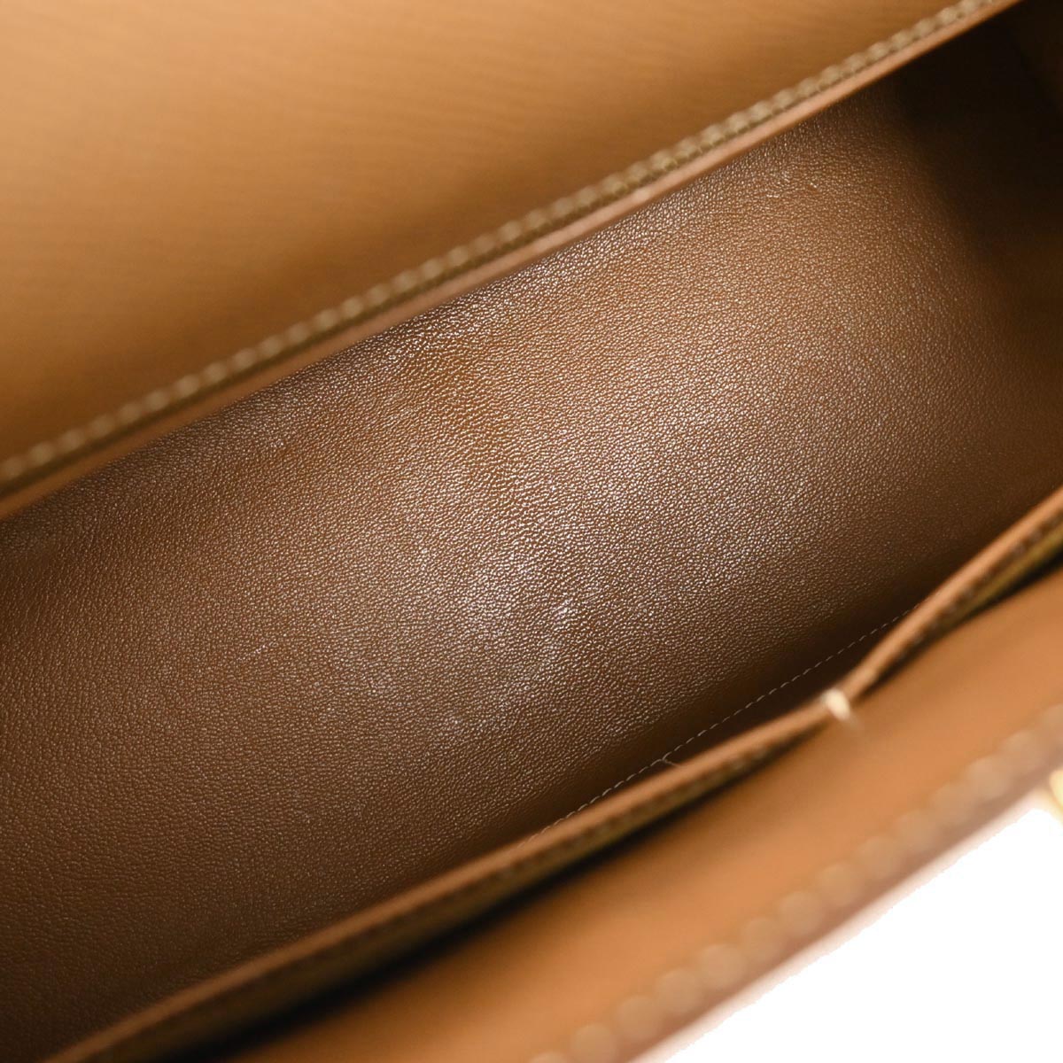 Hermes Gold Courchevel Kelly 32 Sellier 2way Shoulder Handbag