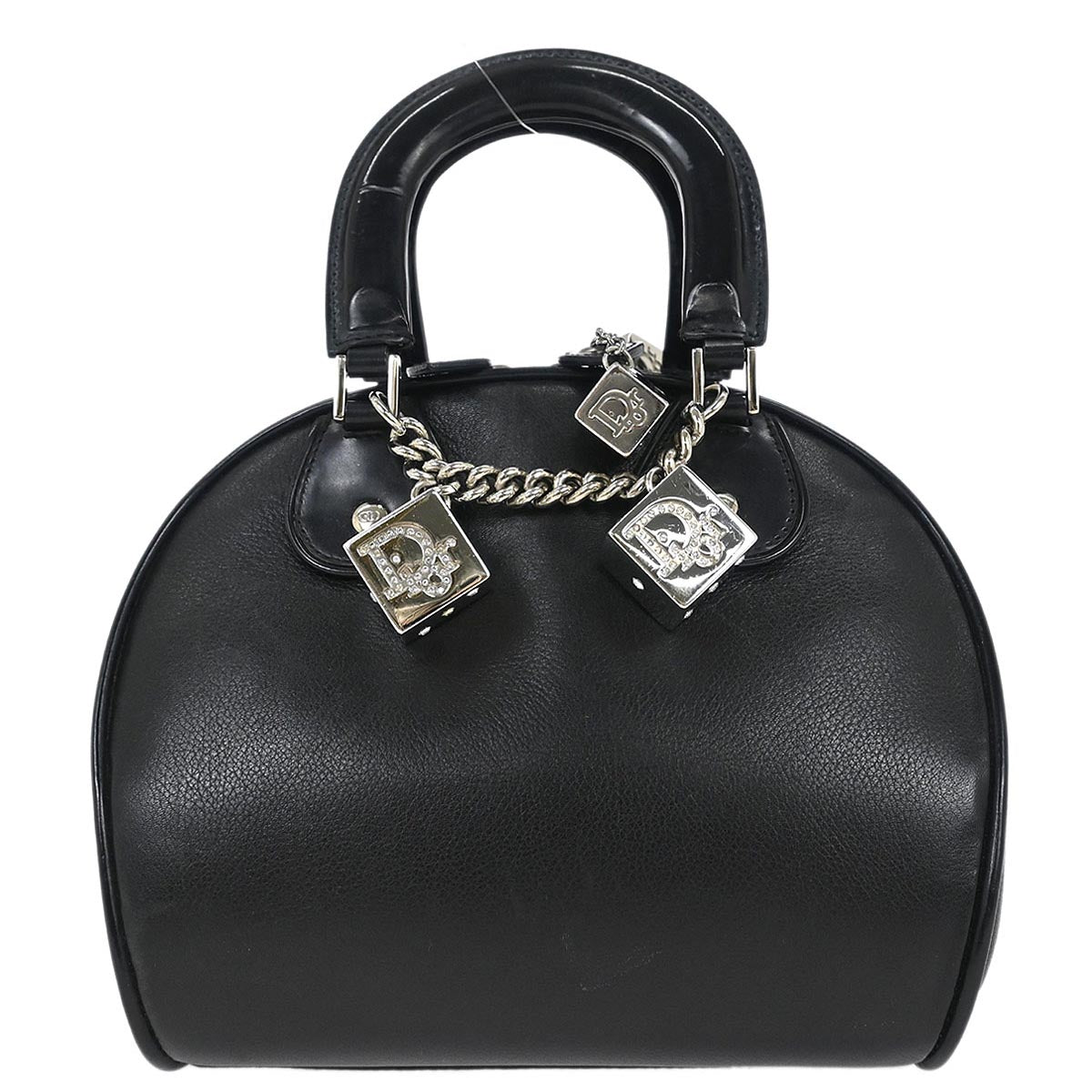 Christian Dior Black Gambler Dice Handbag