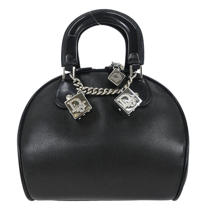 Christian Dior Black Gambler Dice Handbag
