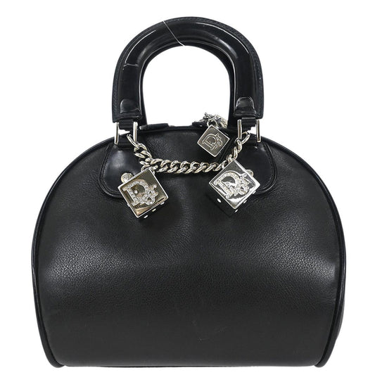 Christian Dior Black Gambler Dice Handbag