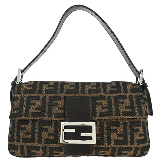 Fendi Brown Zucca Baguette Handbag